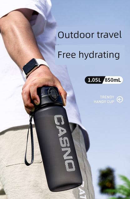 Qifan Sports Cup 2025 New Arrival Men's Summer Portable Anti-Fall Cup Large Capacity High Temperature Resistant Student Plastic Water Kettle