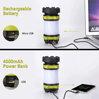Super Bright USB Rechargeable Searchlight LED Flashlight Waterproof Ultra-Long Range Hand lamp Outdoor Hunting Fishing Light