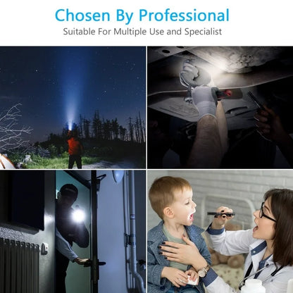Portable LED Flashlight Strong Light Flashlight Pocket Small Flashlight LED Flashlight Medical Waterproof Pen Torch Light