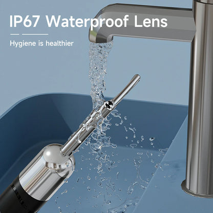 Visual Ear Cleaner Camera WIFI Ear Pick Waterproof 6LEDs Ear Sticks HD1080P 4.2MM Digital Ear Wax Removal Kits Ear Spoons Case