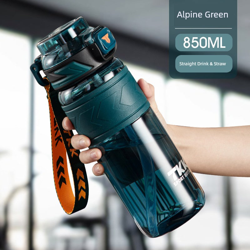 Sports Water Cup for Boys and Girls, Large Capacity, Summer Simple Design for Students, High Temperature Resistant Tritan Water Kettle