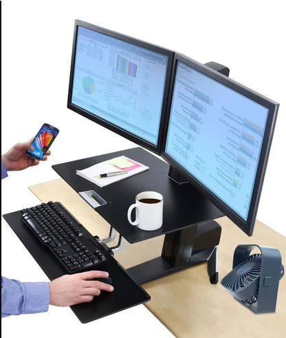 Mini Desktop Fan Battery-Free Quiet USB Powered Office Desk Fan Small Portable Plastic Electric Fan for Home And Office Use