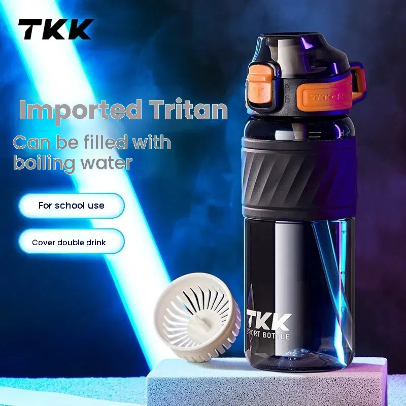 TKK 500/600ml BPA Free Sports Watter Bottle Tritan BPA Free Leak-proof Cup School Children's 'bottle Cute Water Bottle