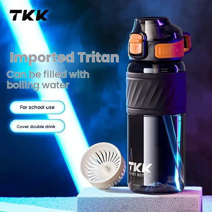 TKK 500/600ml BPA Free Sports Watter Bottle Tritan BPA Free Leak-proof Cup School Children's 'bottle Cute Water Bottle