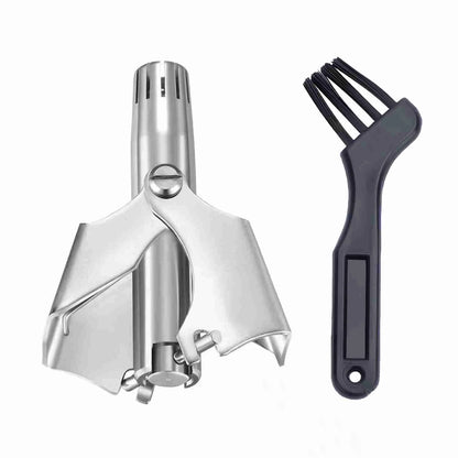 LISI Nose Hair Trimmer for Men Stainless Steel Manual Shaver Suitable for Nose Hair Razor Washable Portable Ear Hair Trimmer