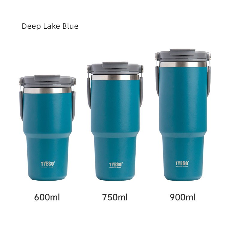 Taishuo New Product Satchel Ice Cream Cup Car Coffee Cup Stainless Steel Large Capacity Insulation Sports Kettle Export