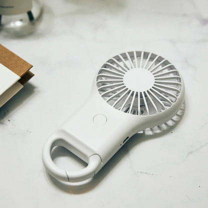 New handheld mini fan, silent high wind USB charging, outdoor hiking, creative gift for graduation season