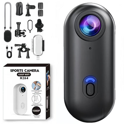 4K Thumb Action Camera Pocket POV Cam Portable Body Recording Wearable Camera WiFi Waterproof Mini Camera