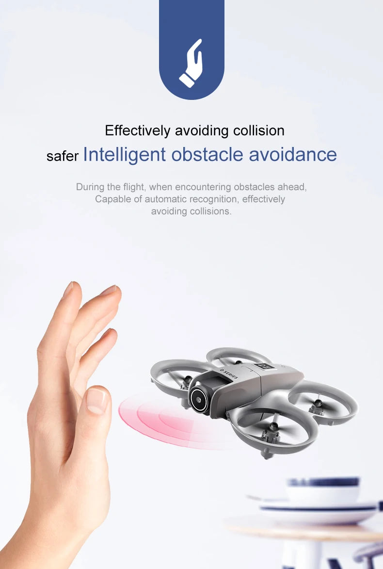 2025 NEW D16 Mini Drone 8K WIFI GPS Professional HD Aerial Photography Remote Control Aircraft HD Dual Camera Quadcopter Toy UAV