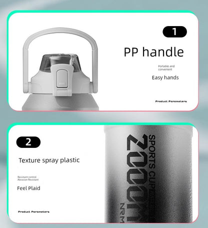 Barrels T 2000ml Vacuum Cup SUS316 Stainless Steel