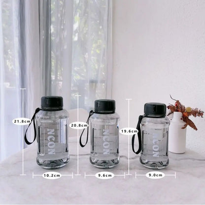 850/1100/1300ml Clear Water Bottle Portable Leakproof Large Capacity Travel Kettle Lightweight Water Jugs