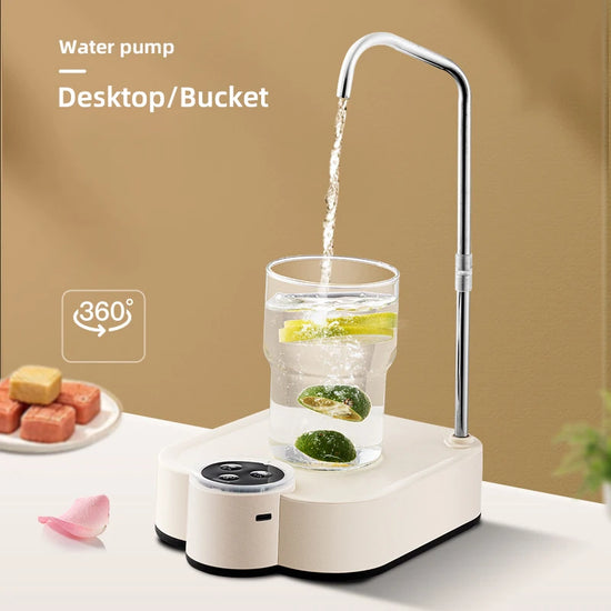 Smart Electric Water Pump Rechargeable Automatic Water Dispenser for Gallon Drinking Portable Water Bottle Pump for Home Office