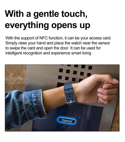 2025 New For Xiaomi Smart Watch HD Bluetooth Call AMOLED Screen NFC Waterproof GPS Sport Health Tracker Smart Watch