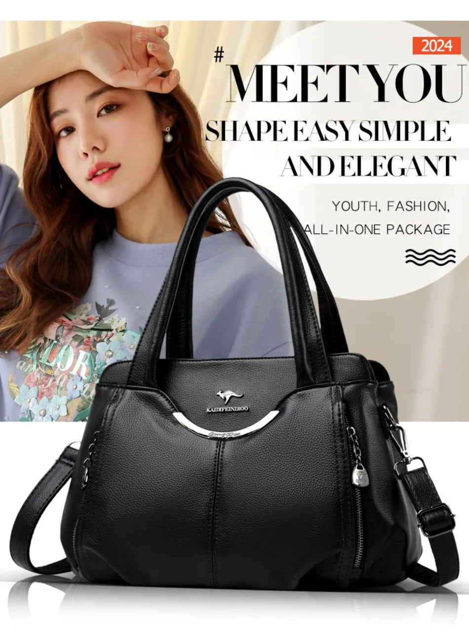 Luxury Handbags Women Bags designer Soft Leather Crossbody Bags For Women 2024 High Quality Shoulder Tote Handbags Sac A Main