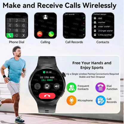 2025 Holiday Gift Smartwatches Masculinos 1.52” HD Wireless Call Health Tracker Custom Photo Watch 4 Women Motion Trajectory New