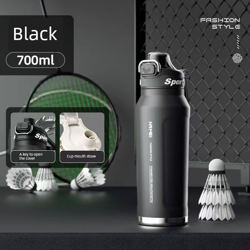 Japanese Style New Vacuum Cup Large Capacity Cold Cup SUS316 Stainless Steel Outdoor Sports  Water Cup Portable Student