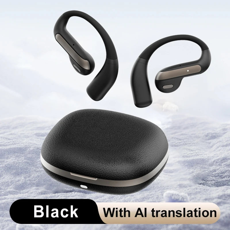 Xiaomi Smart AI Translation Headset Stereo Sound Semi-in-ear Air Conduction True Wireless Sports Long-lasting Bluetooth Headset