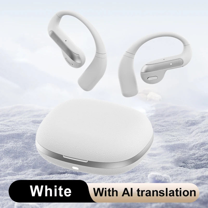 Xiaomi Smart AI Translation Headset Stereo Sound Semi-in-ear Air Conduction True Wireless Sports Long-lasting Bluetooth Headset