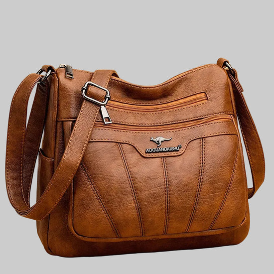 Soft Leather Women Bag Branded Designer Ladies Handbag Purses, Luxury Female Shoulder Bag Large Capacity Crossbody Bags Sac