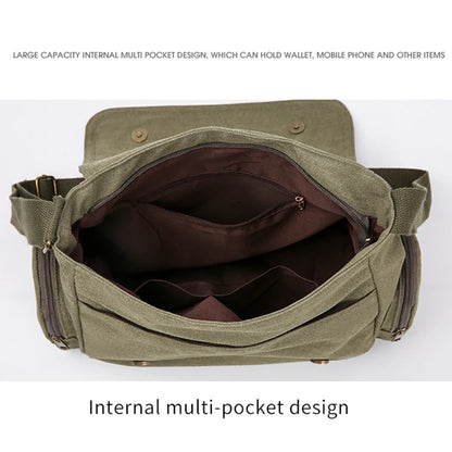 Retro Old Women's Bag Green Fresh Pattern Small Shoulder Large Capacity New Fashion Vintage Print Crossbody
