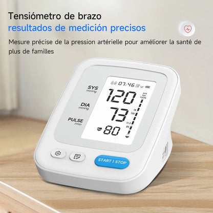 Yongrow Portable Digital Upper Arm Blood Pressure Monitor Measurement Tool Tonometer Sphygmomanometer