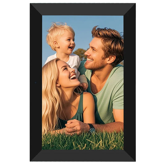 10" Digital Picture Photo Frame IPS Full-View Screen Photo Album  Clock