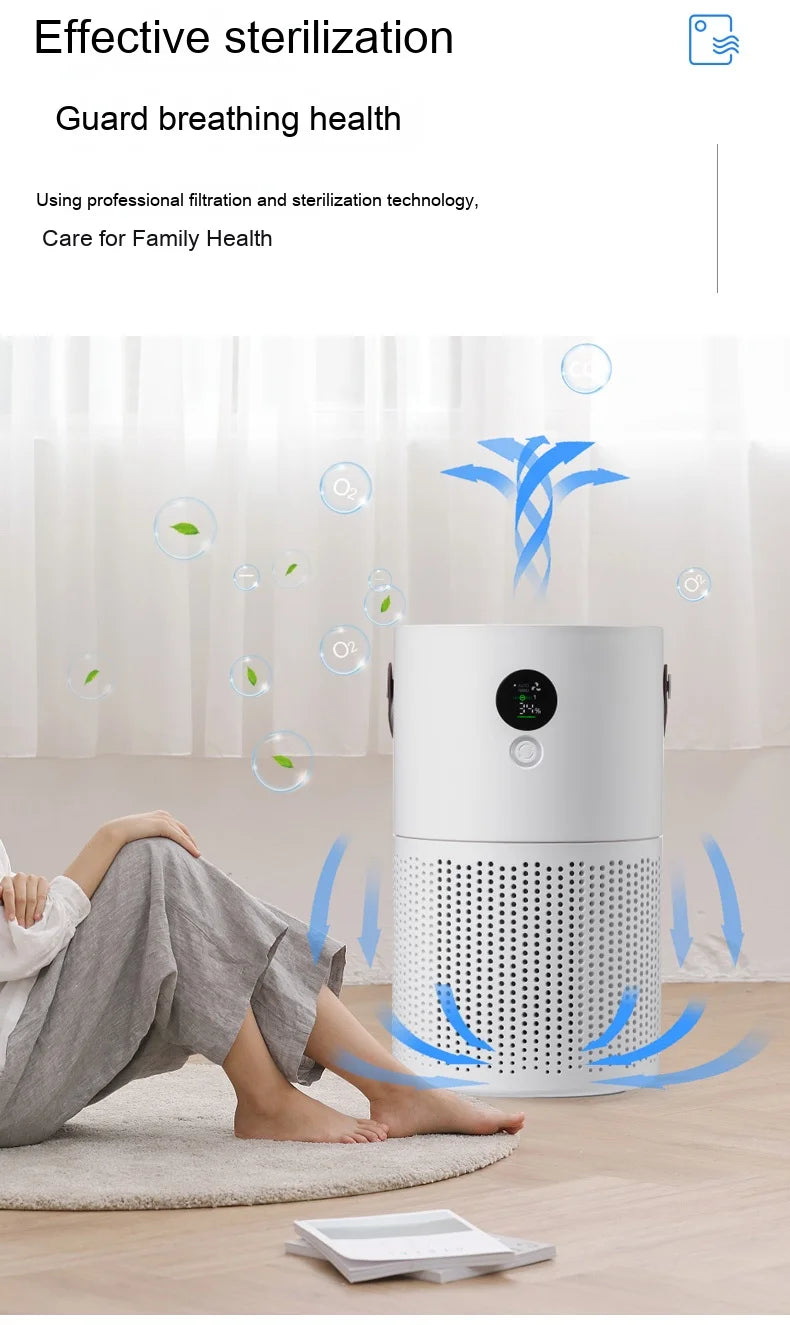 ZaiXiao AP01 Negative Ion Air Purifier Odor Deodorizer Remove Dust Smoke Removal Formaldehyde Air Filter USB Mute