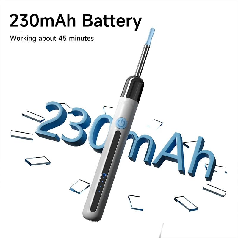 Visual Ear Cleaner Camera WIFI Ear Pick Waterproof 6LEDs Ear Sticks HD1080P 4.2MM Digital Ear Wax Removal Kits Ear Spoons Case