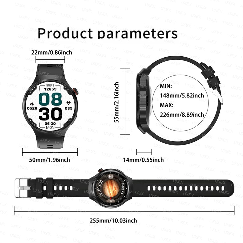 2025 Holiday Gift Smartwatches Masculinos 1.52” HD Wireless Call Health Tracker Custom Photo Watch 4 Women Motion Trajectory New