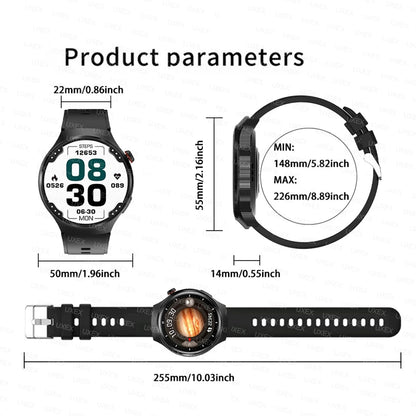 2025 Holiday Gift Smartwatches Masculinos 1.52” HD Wireless Call Health Tracker Custom Photo Watch 4 Women Motion Trajectory New