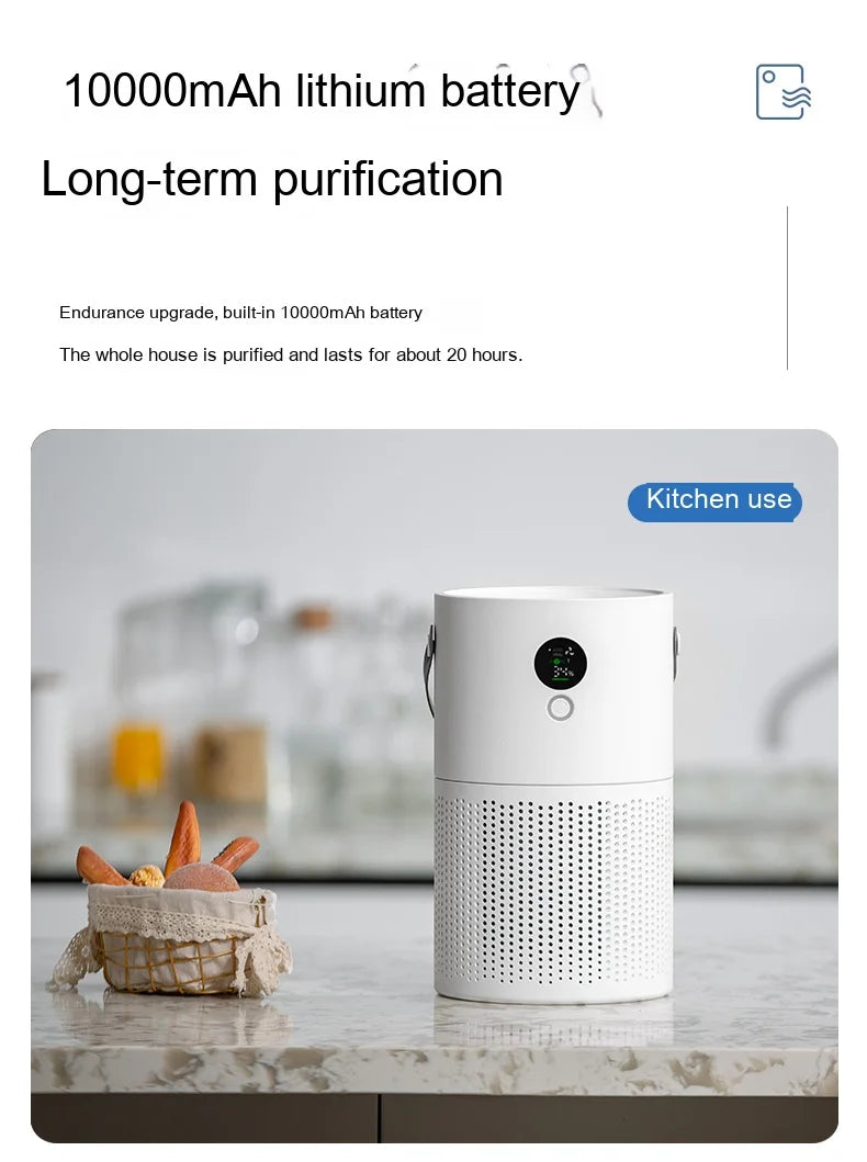 ZaiXiao AP01 Negative Ion Air Purifier Odor Deodorizer Remove Dust Smoke Removal Formaldehyde Air Filter USB Mute