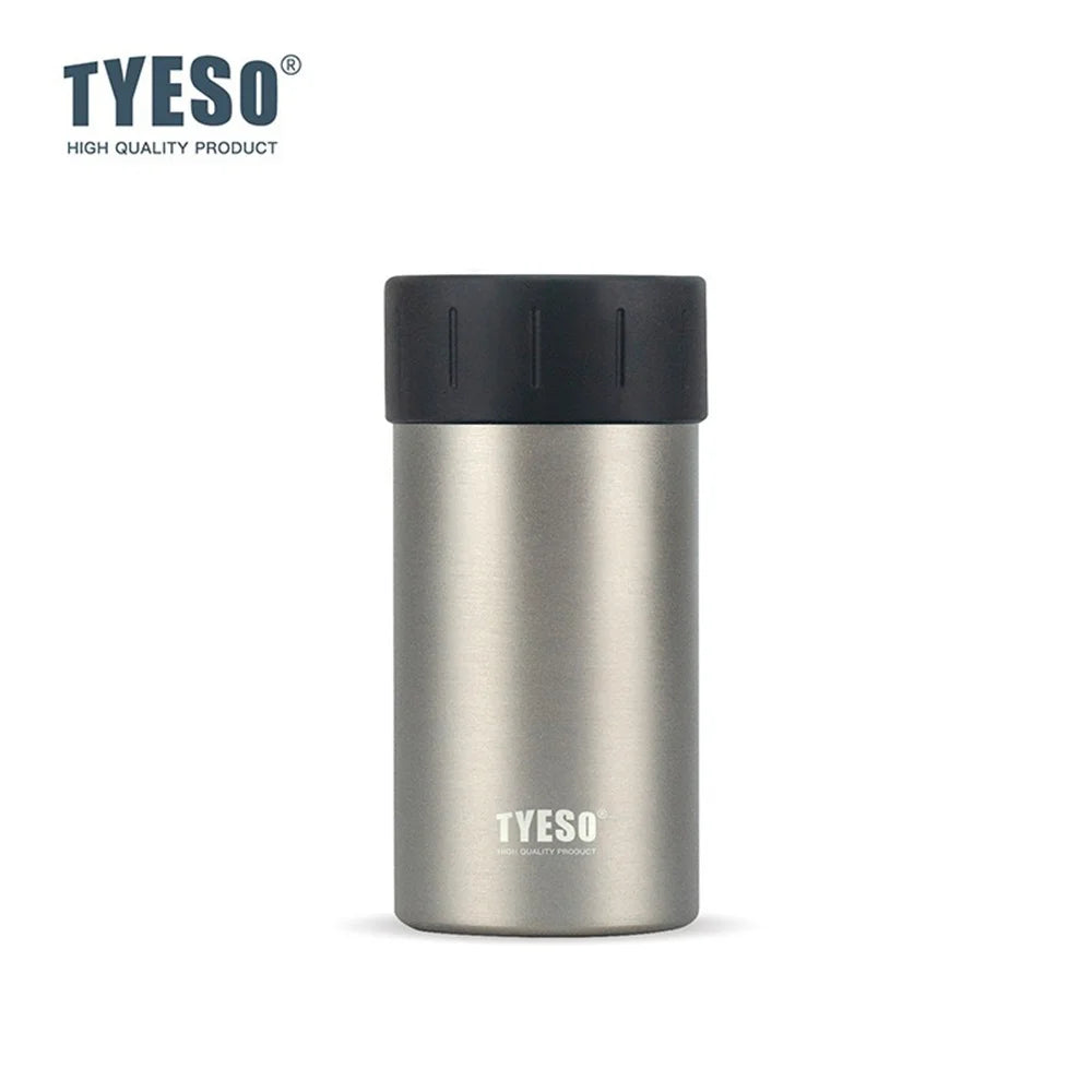 TYESO 12/18oz Stainless Steel Insulated Beer Bottle & Can Cooler Coke beer mug Keep Warm/Cold Double Wall Beverage Cooler Cup
