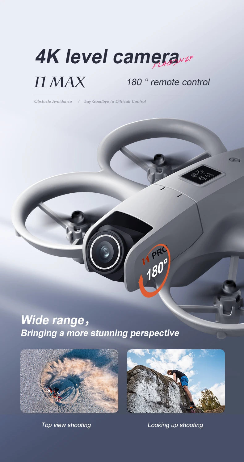 i1PRO Mini Drone Professional 8K HD Camera Drone 5G WIFI FPV UAV With screen remote control Avoidance Aerial Quadcopter Toy Gift