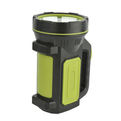 LED Strong Searchlight Flashlight Portable Hand Lamp Rechargeable 2 Lighting Modes Emergency Hiking Camping Energy Saving Torch