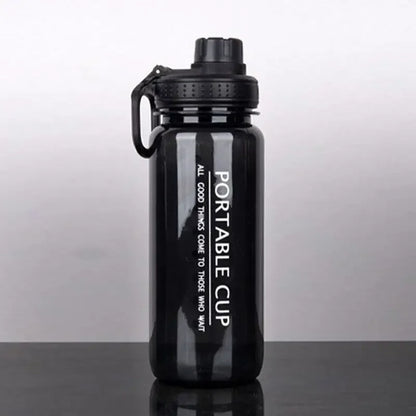 1000ml Sports Water Bottle Portable Leakproof Large Capacity Travel Kettle Lightweight Plastic Water Jugs Creative Space Cup