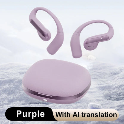 Xiaomi Smart AI Translation Headset Stereo Sound Semi-in-ear Air Conduction True Wireless Sports Long-lasting Bluetooth Headset