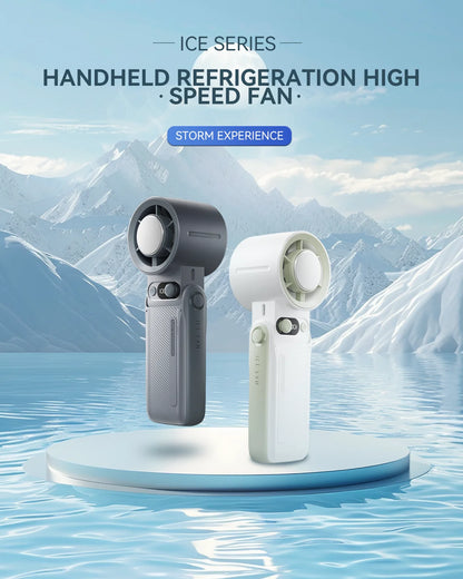 Portable Mini Refrigeration Handheld Fan 199 Speed Stylish Manual Adjustable fan USB rechargeable fan