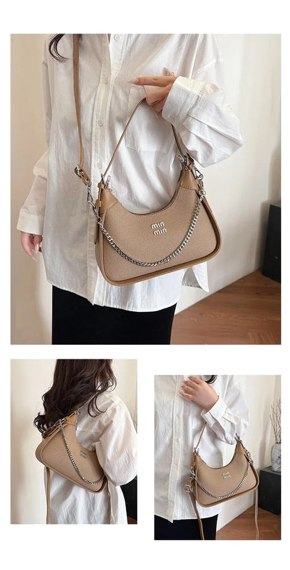 2025 EarlySpring New Simple and Casual Fashion Women's Armpit Handbag High-end and Trendy ShoulderBag for Style-conscious Ladies