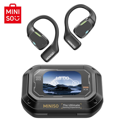 MINISO M98 True Wireless Open Ear Earbuds Bluetooth 5.4ears,13mm Dynamic Driver OWS Ears heads Gaming Headset Super Long Endure