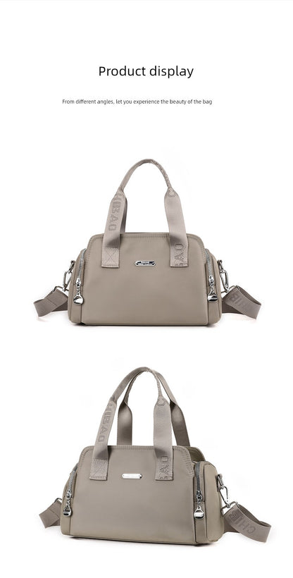 2024 New Arrival Large Capacity Handbag Women's Fashion Casual Lightweight Canvas Bag Women's Shoulder Messenger Bag Oxford Cloth