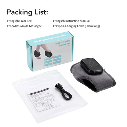 ChiJiaoDr Electric Heating Ankle Care Home Massager Foot Therapy Hot Compress Pain Relief Rehabilitation Protective Equipment