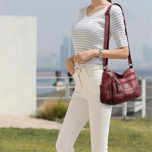 Genuine Brand PU Leather Sac Luxury Handbags Women Bags Designer Shoulder Crossbody Hand Bags for Women Purses and Handbags