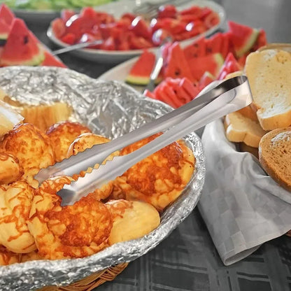 Ice Tongs Stainless Steel Bread Cake Clamps Salad Coffee Sugar Cubes Clips for Restaurant Bar Party Serving Tongs Kitchen Tools