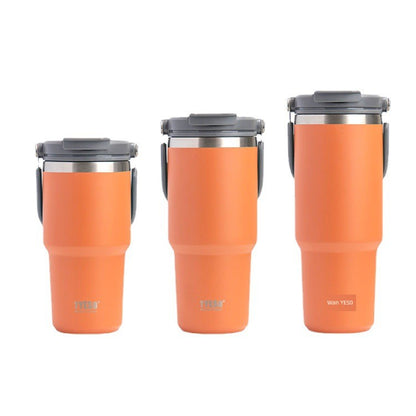 Taishuo New Product Satchel Ice Cream Cup Car Coffee Cup Stainless Steel Large Capacity Insulation Sports Kettle Export