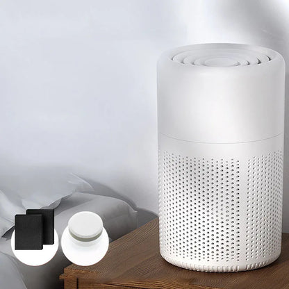 Air Purifiers Home Remove Smoke Odor Formaldehy Air Cleaner HEPA Filter PM 2.5 Air Freshener for Car Bedroom Small Air Purifier