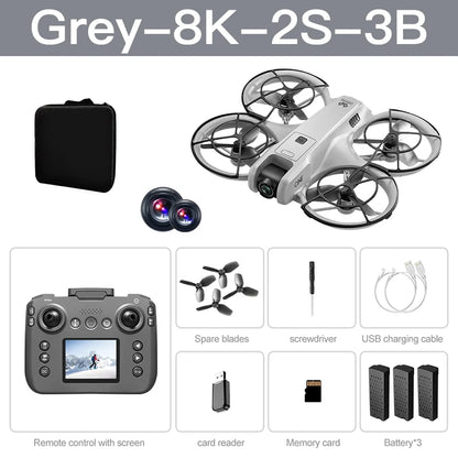 XIAOMI MIJIA V666 Drone 180° Dual Cameras WIFI Aerial photography drone upgraded Brushless Motor Intelligent Obstacle Avoidance