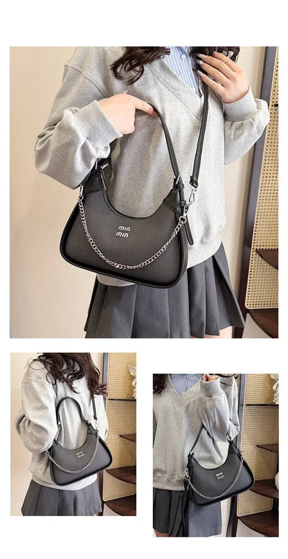 2025 EarlySpring New Simple and Casual Fashion Women's Armpit Handbag High-end and Trendy ShoulderBag for Style-conscious Ladies
