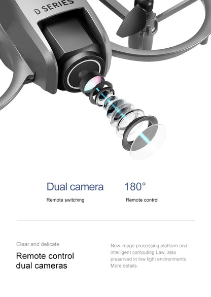 2025 NEW D16 Mini Drone 8K WIFI GPS Professional HD Aerial Photography Remote Control Aircraft HD Dual Camera Quadcopter Toy UAV