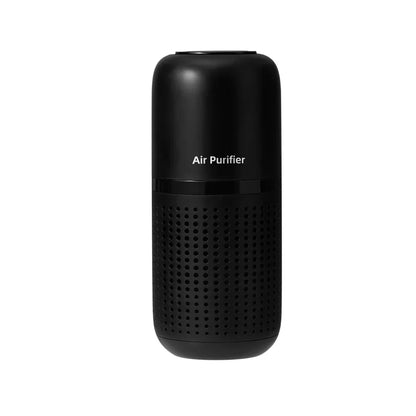 Portable Car Air Purifier USB Rechargeable Fresh Air Negative Ion Cleaner Oxygen Removes PM2.5 Smoke Odors Ionizer Cleaner