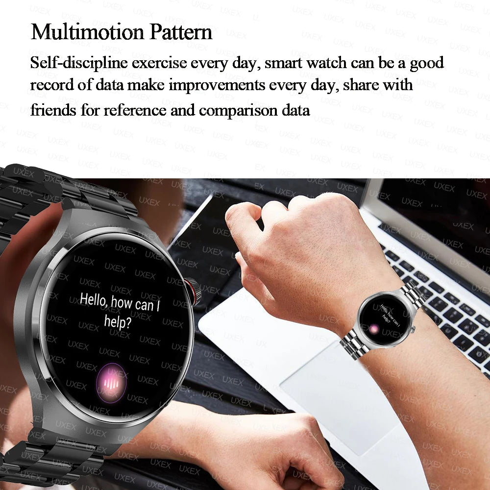 2025 Holiday Gift Smartwatches Masculinos 1.52” HD Wireless Call Health Tracker Custom Photo Watch 4 Women Motion Trajectory New